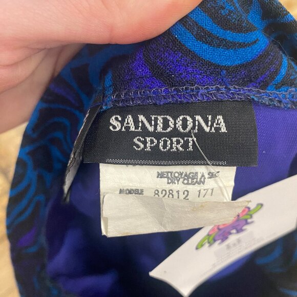 Vintage 1980s Pleated Midi Skirt - Picture 6 of 8